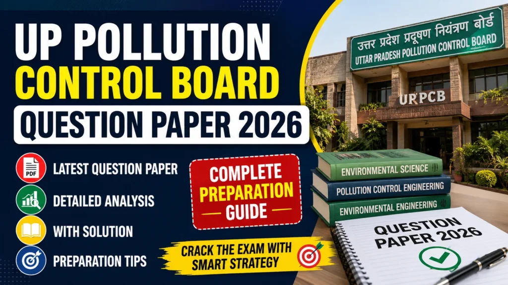 UP Pollution Control Board Question Paper 2026
