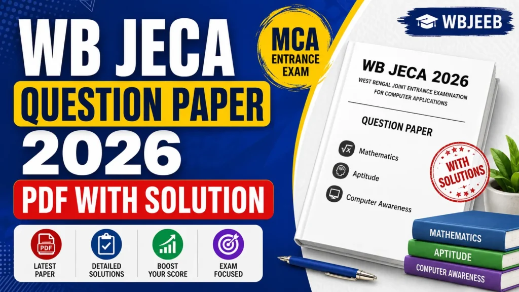 WB JECA Question Paper 2026