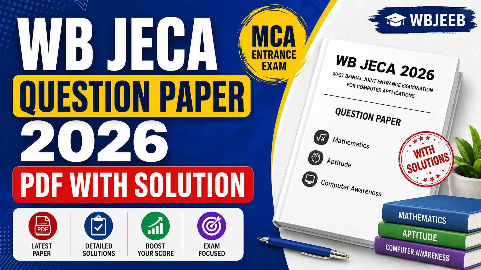 Jeca Syllabus.pdf WB JECA Question Paper 2026 PDF with Solution
