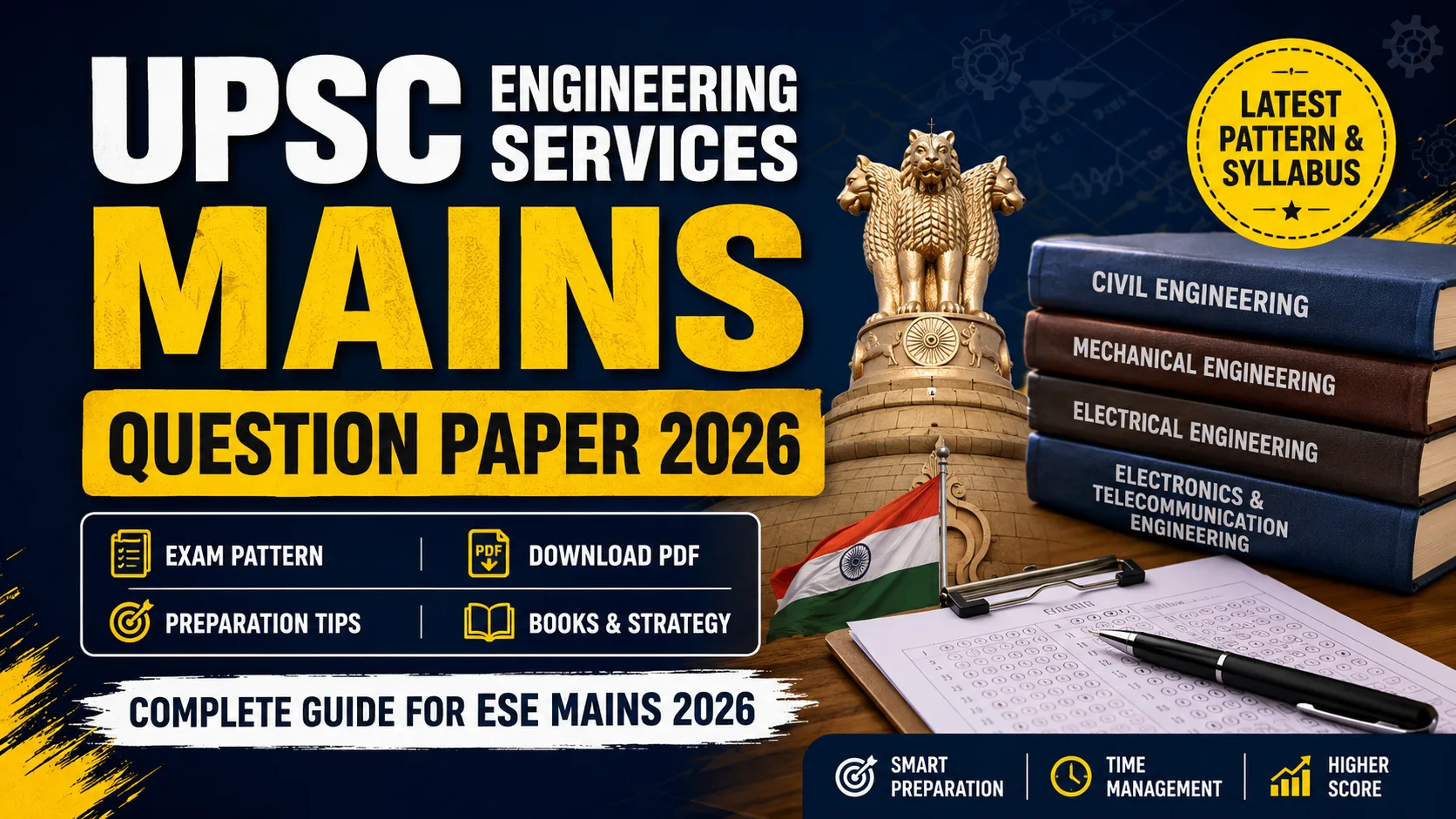 UPSC Engineering Services Mains Question Paper 2026: Download PDF