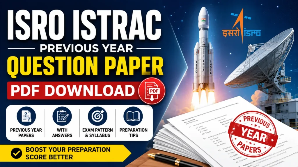 ISRO ISTRAC Previous Year Question Paper