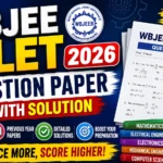 WBJEE JELET Question Paper 2026 PDF with Solution – Download
