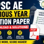 CGPSC AE Previous Year Question Paper