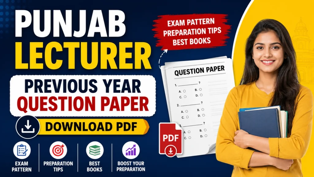 Punjab Lecturer Previous Year Question Paper