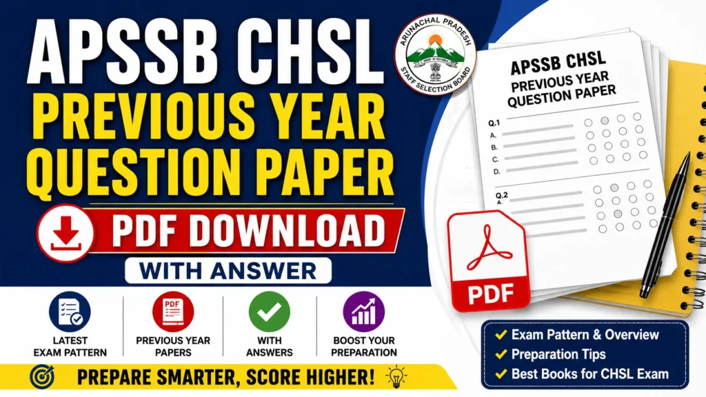 APSSB CHSL Previous Year Question Paper