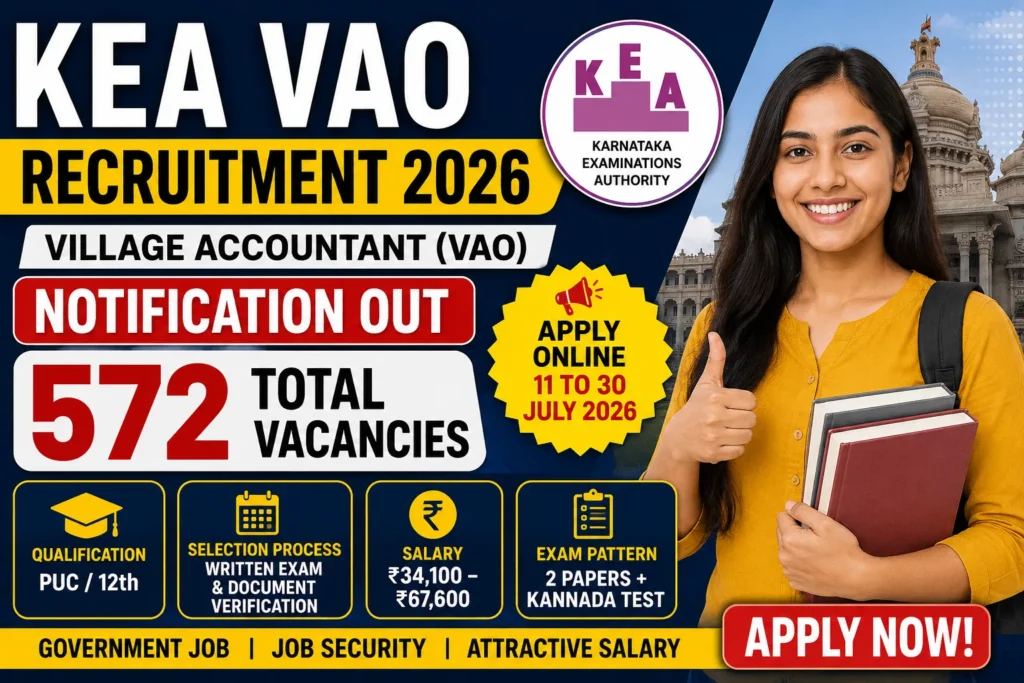 KEA VAO Recruitment 2026