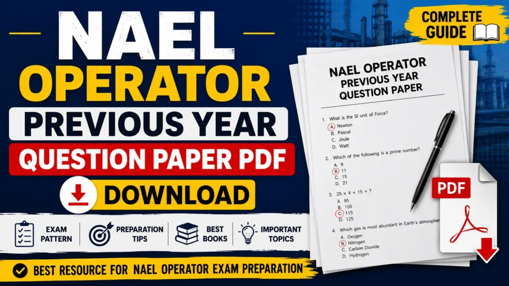 NAEL Operator Previous Year Question Paper