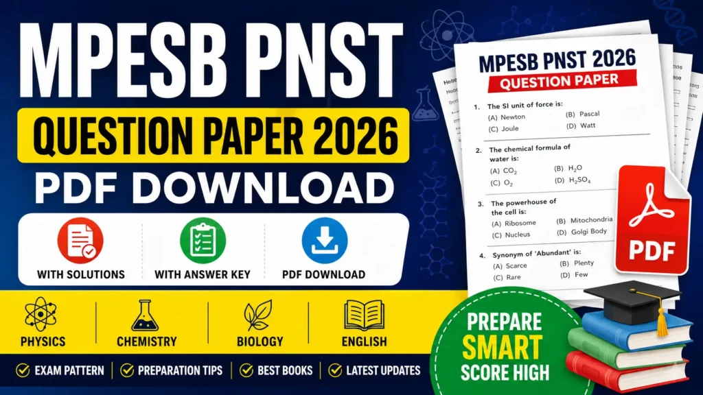 MPESB PNST Question Paper 2026