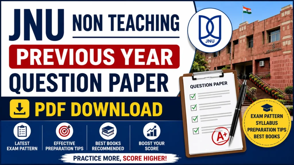 JNU Non Teaching Previous Year Question Paper