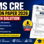 AIIMS CRE Question Paper 2026
