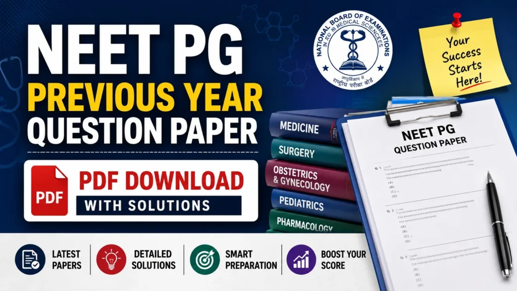 NEET PG Previous Year Question Paper
