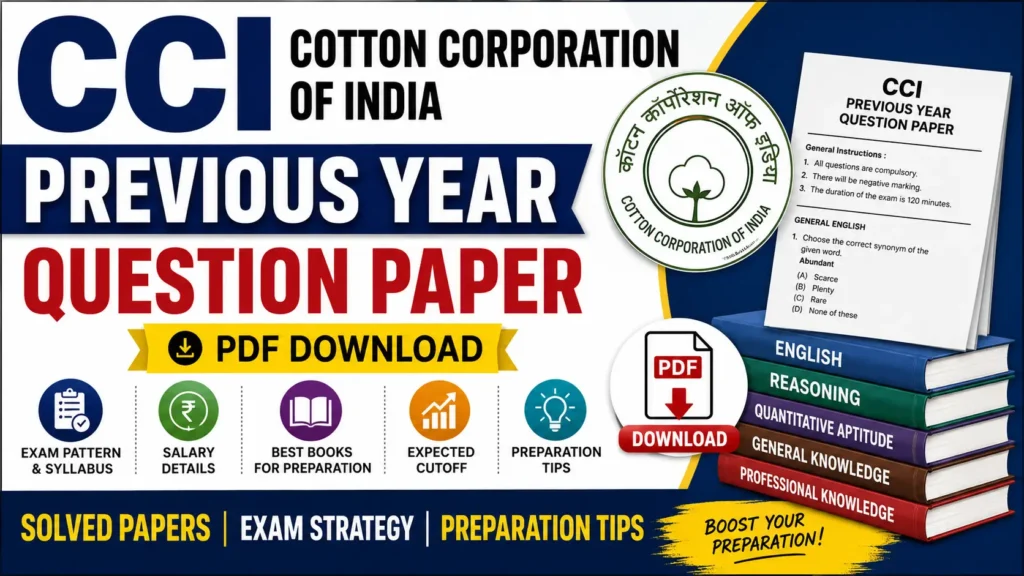 CCI Previous Year Question Paper