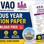 KEA VAO Previous Year Question Paper