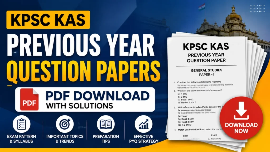 KPSC KAS Previous Year Question Paper