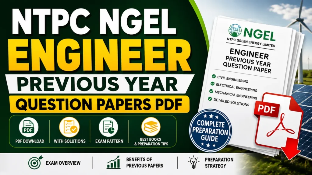 NTPC NGEL Engineer Previous Year Question Paper PDF Download