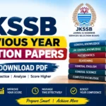 JKSSB Previous Year Question Papers