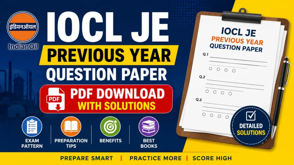 IOCL JE Previous Year Question Paper