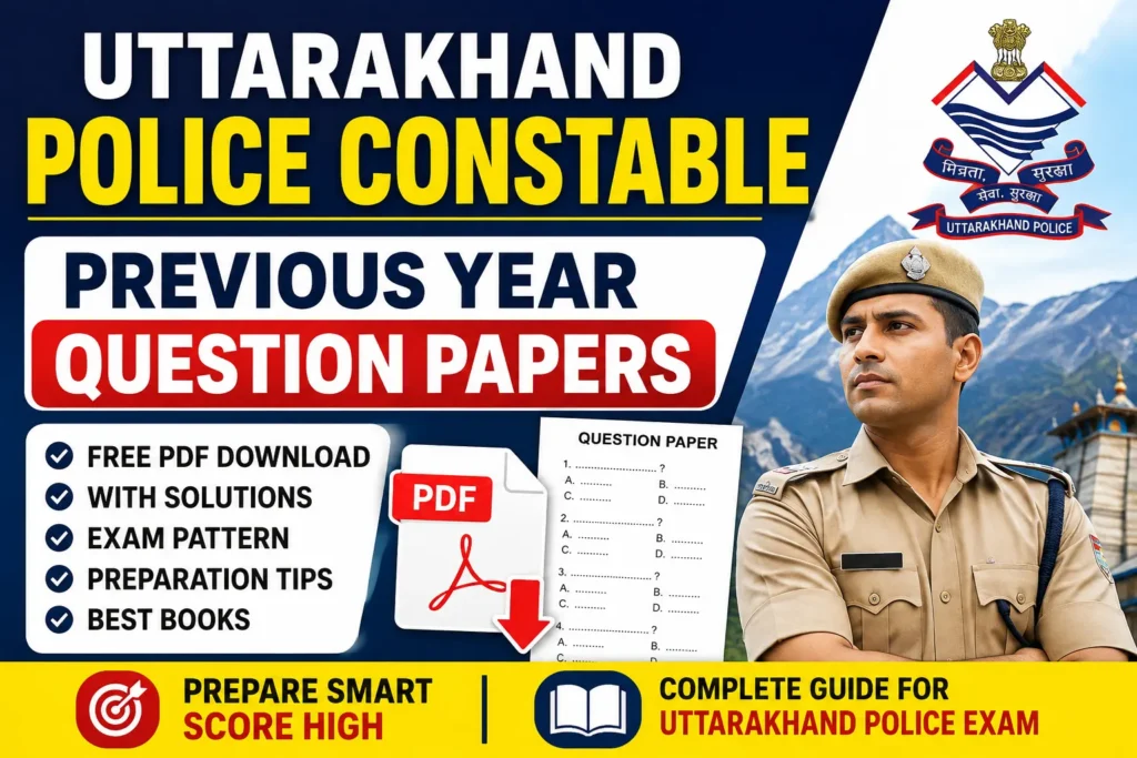 Uttarakhand Police Constable Previous Year Question Papers