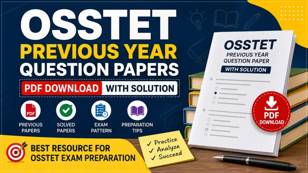 OSSTET Previous Year Question Papers
