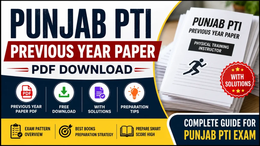 Punjab PTI Previous Year Paper