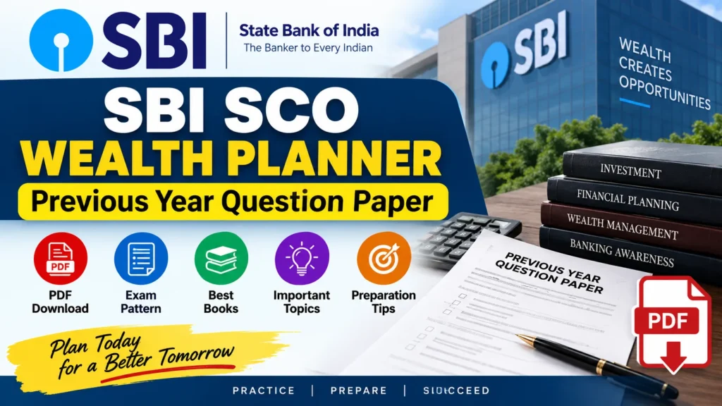 SBI SCO Wealth Planner Previous Year Question Paper