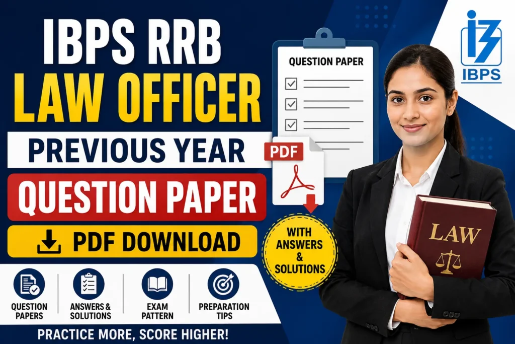 IBPS RRB Law Officer Previous Year Question Paper