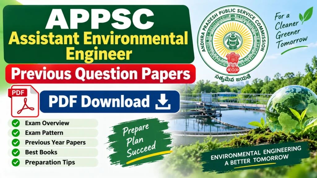 APPSC Assistant Environmental Engineer Previous Question Papers