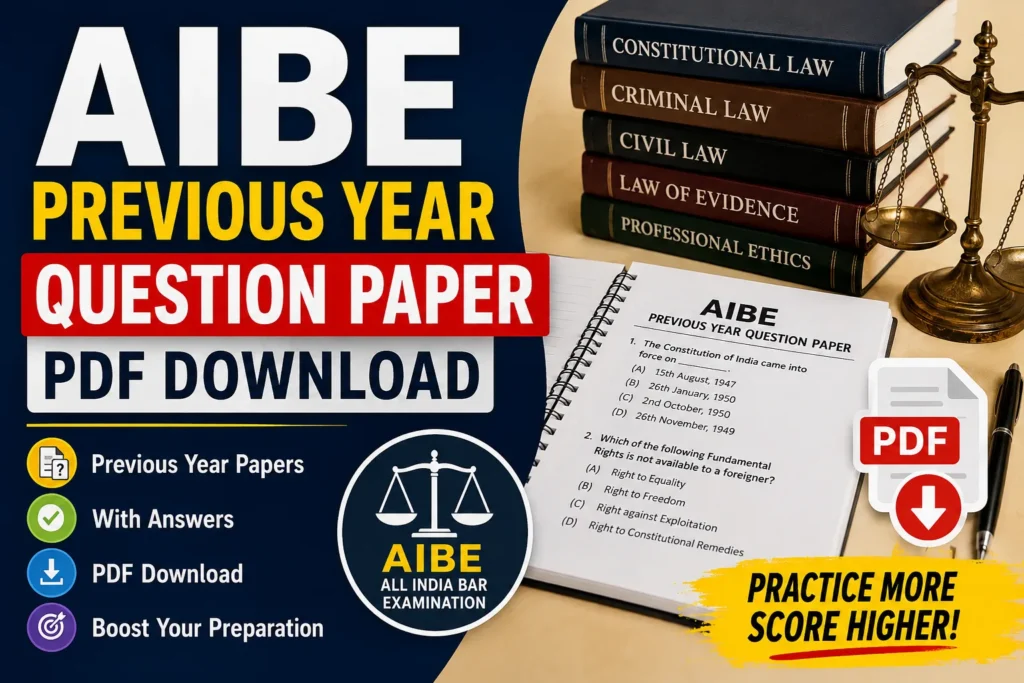 AIBE Previous Year Question Paper