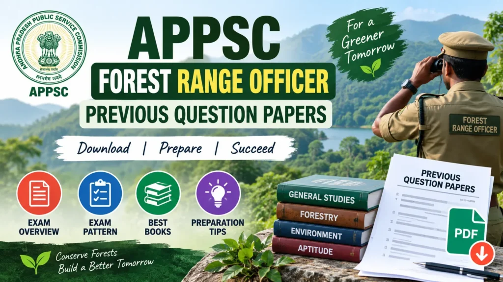 APPSC Forest Range Officer Previous Question Papers