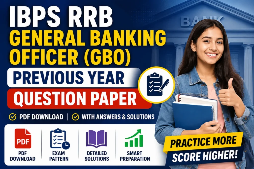 IBPS RRB General Banking Officer Previous Year Question Paper
