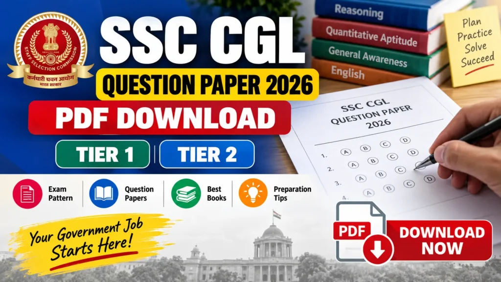 SSC CGL Question Paper 2026