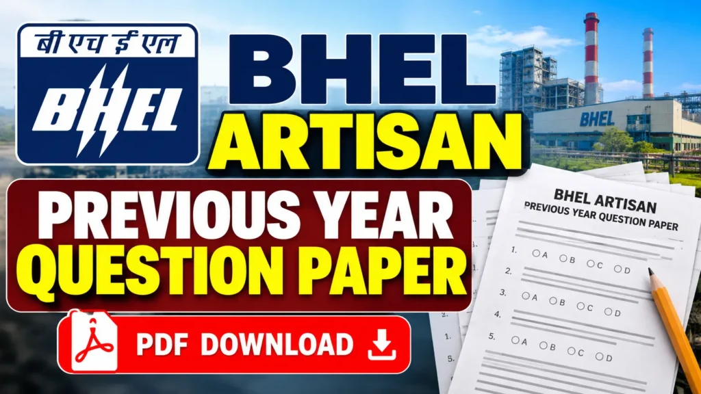 BHEL Artisan Previous Year Question Paper