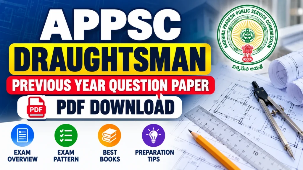 APPSC Draughtsman Previous Year Question Paper