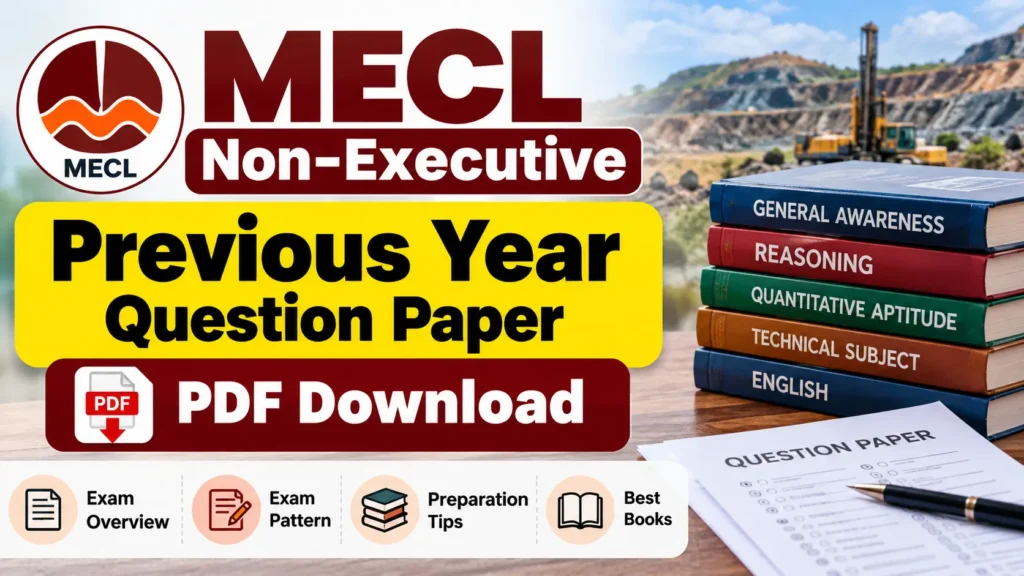 MECL Non-Executive Previous Year Question Paper